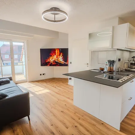 Apartmán Luxury Jucuzzi & 77 Smart Tv Zirndorf